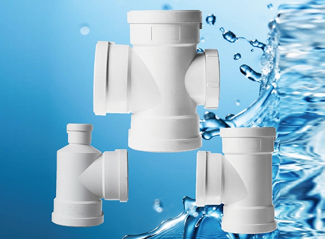 高密度聚乙烯（HDPE）压盖承插式连接静音排水管道系统
